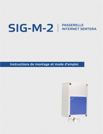 Sentera Controls SIG-M-2 Manuel utilisateur | Fixfr