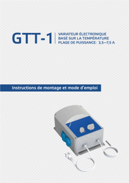Manuel utilisateur Sentera Controls GTT-1-75L22 - Contrôle de vitesse du moteur