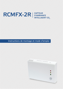 Manuel utilisateur Sentera Controls RCMFF-2R - Température, Humidité et CO2