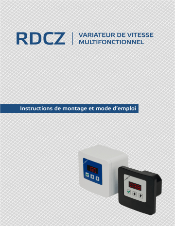 Manuel utilisateur Sentera Controls RDCZ9-15-WH | Fixfr