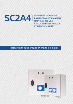 Manuel utilisateur Sentera Controls SC2A4-25L55