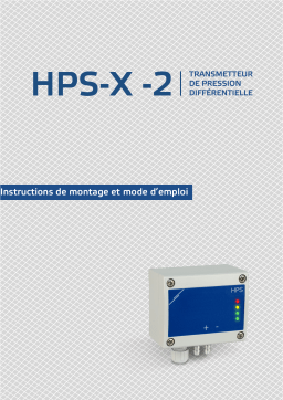 Sentera Controls HPS-F-1K0 -2 Manuel utilisateur