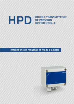 Sentera Controls HPD-G-1K0 Manuel utilisateur