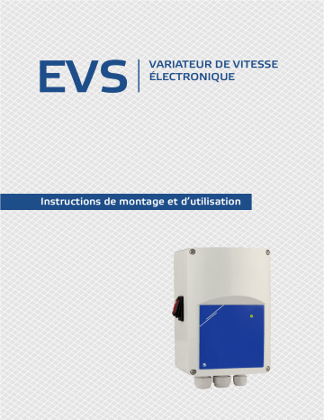 Manuel utilisateur Sentera Controls EVS-1100-DM - Variateur de vitesse électronique  | Fixfr