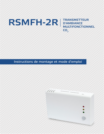 Sentera Controls RSMFH-2R Manuel utilisateur | Fixfr