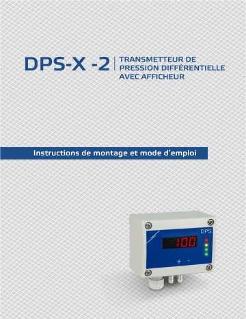 Manuel utilisateur Sentera Controls DPS-F-2K0 -2  | Fixfr