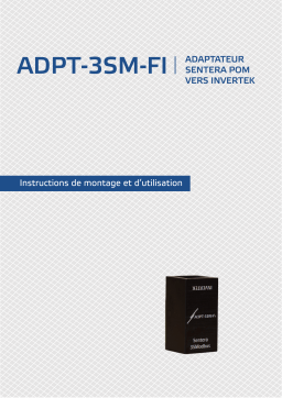 Manuel utilisateur Sentera Controls ADPT-3SM-FI - Adaptateur INVERTEK