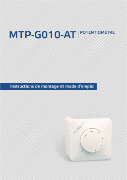 Manuel utilisateur Sentera Controls MTP-G010-AT