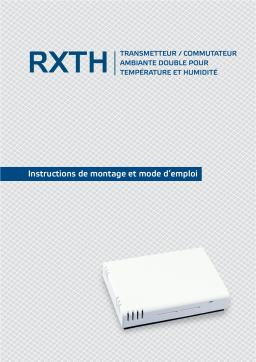 Sentera Controls RXTHG Manuel utilisateur - Transmetteur/Commutateur Double Température & Humidité