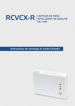 Sentera Controls RCVCG-R Manuel utilisateur