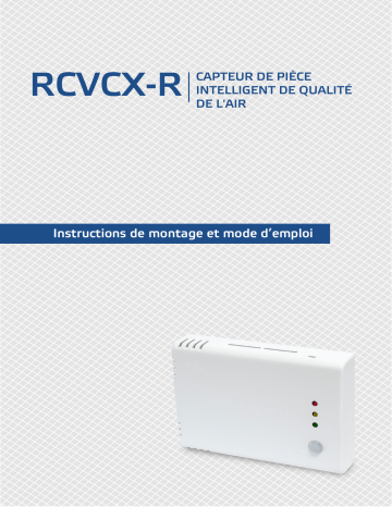 Sentera Controls RCVCG-R Manuel utilisateur | Fixfr