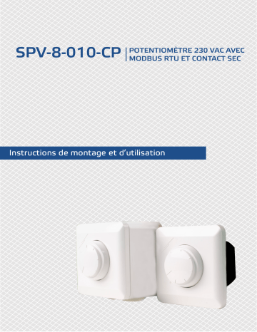 Sentera Controls SPV-8-010-CP Manuel utilisateur | Fixfr