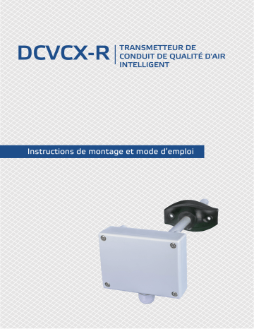 Manuel utilisateur Sentera Controls DCVCG-R | Fixfr