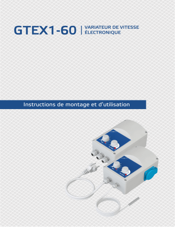 Manuel GTE21-60-DT - Variateur de vitesse de ventilateur | Fixfr