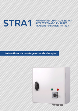 Manuel utilisateur Sentera Controls STRA1130L22