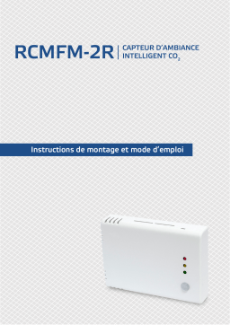 Manuel utilisateur Sentera Controls RCMFM-2R