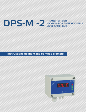 Manuel Utilisateur DPS-M-4K0 -2 - Sentera Controls | Fixfr