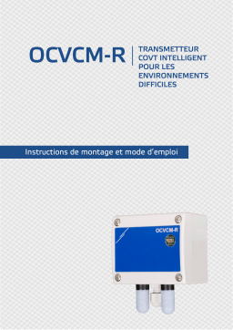 Manuel d'utilisation Sentera Controls OCVCM-R - Capteur Intelligent COVT