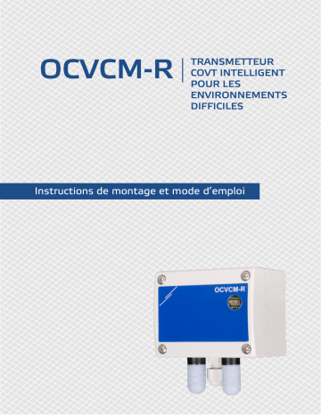 Manuel d'utilisation Sentera Controls OCVCM-R - Capteur Intelligent COVT | Fixfr