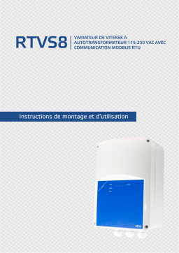 Manuel utilisateur Sentera Controls RTVS8-35L22