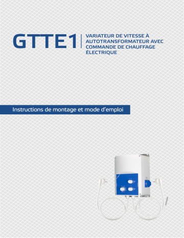 Sentera Controls GTTE1-35L22 Manuel utilisateur | Fixfr