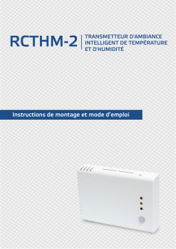 Manuel utilisateur RCTHM-2 - Sentera Controls