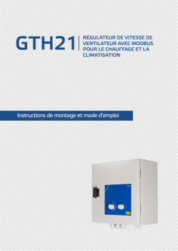 Manuel utilisateur Sentera Controls GTH21-75L22