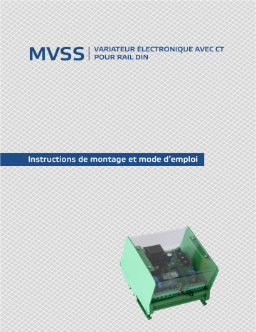 Manuel utilisateur MVSS1-60CDM - Sentera Controls | Fixfr