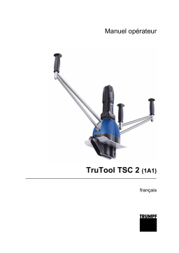 TruTool TSC 2 (1A1) Manuel utilisateur - Trumpf