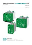 Manuel d'utilisation CD3000S 2PH - CD Automation