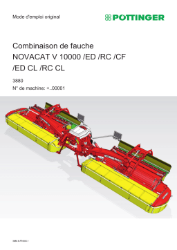 Pottinger NOVACAT V 10000 RC Manuel d'utilisation