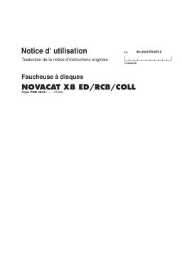 Manual Pottinger NOVACAT X8 RCB - Faucheuse à disques