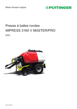 Pottinger IMPRESS 3160 V MASTER Manuel d'utilisation