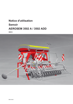 Manuel d'utilisation Pottinger AEROSEM 3502 A