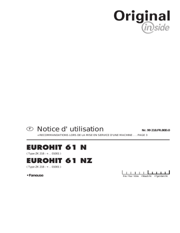 Manuel d'utilisation Pottinger EUROHIT 61 N | Fixfr