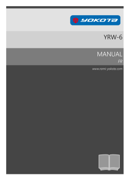 Manuel d'utilisation Yokota YRW-6 - Téléchargement PDF