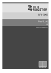 Manuel Red Rooster Industrial RRI-8003 - T&eacute;l&eacute;charger PDF