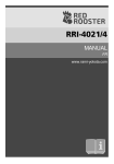 Red Rooster Industrial RRI-4021/4 Manuel du propri&eacute;taire