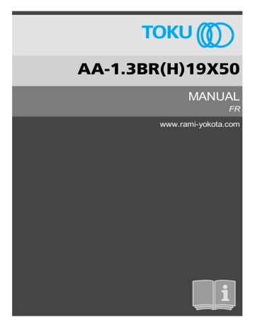Manuel du propriétaire Toku AA-1.3BR(H)19X50 | Fixfr