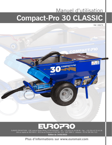 Manuel d'utilisation Euromair COMPACT-PRO 30 CLASSIC | Fixfr