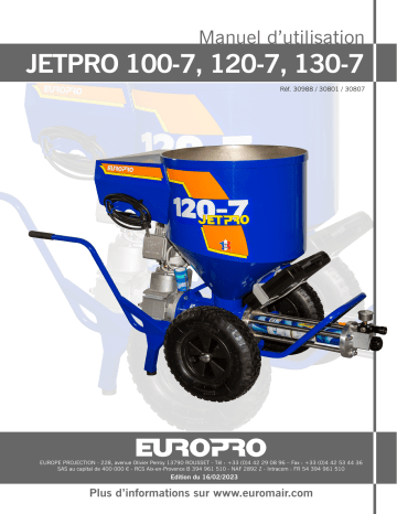 Manuel JETPRO 130-7 complète - 400V TETRA - Euromair | Fixfr