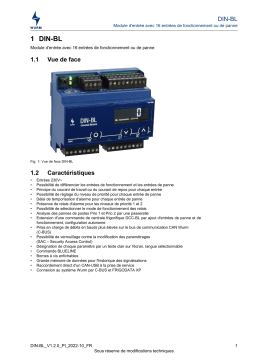 WURM DIN-BL Manuel d'utilisation - Télécharger le PDF