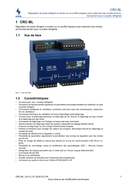 WURM CRC-BL : Régulateur de poste réfrigéré pour 4 postes