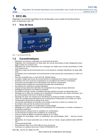 WURM DCC-BL Information produit | Fixfr