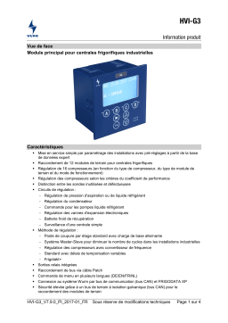 WURM HVI-G3 Manuel d'information produit