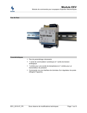 WURM EEV-Modul Information produit | Fixfr