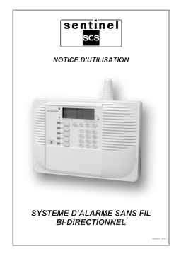 Manuel du propriétaire SCS Sentinel 80-50-3-5-004