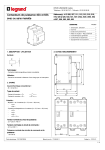 Manuel SCS Sentinel 3245064125451 - Contacteurs de puissance