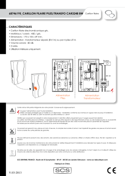 Manuel du propriétaire SCS Sentinel CFI0002 - Télécharger PDF