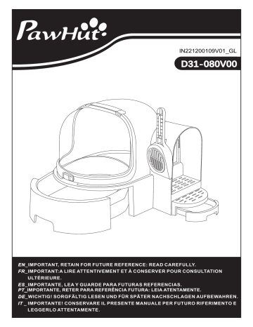 PawHut D31-080V00GN Manuel utilisateur | Fixfr